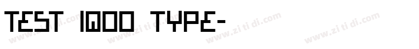 Test iQOO type字体转换